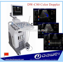 aparelho de ultrassonografia cor doppler &amp; equipamento de ultrassonido DW-C80 PLUS